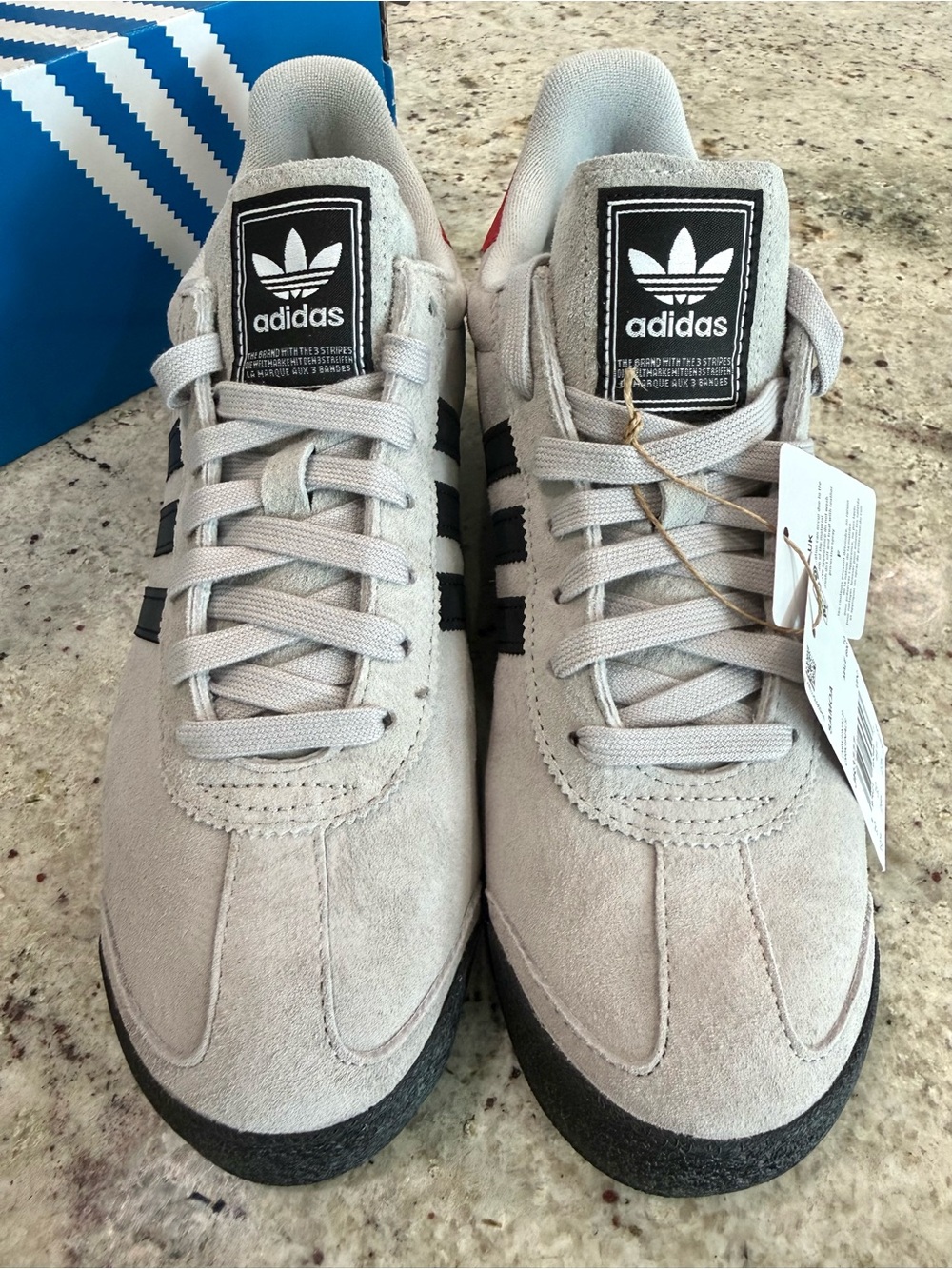 Adidas Samoa Men's Sneakers in Grey - Picture 10 of 15